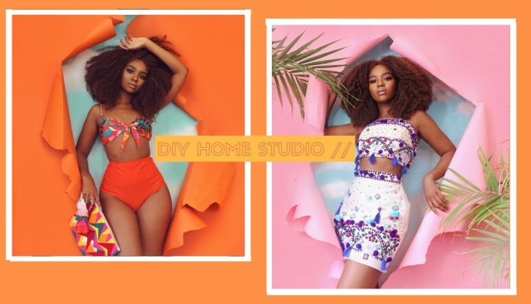 DIY HOME STUDIO l HOW TO PHOTOGRAPH YOURSELF TUTORIAL