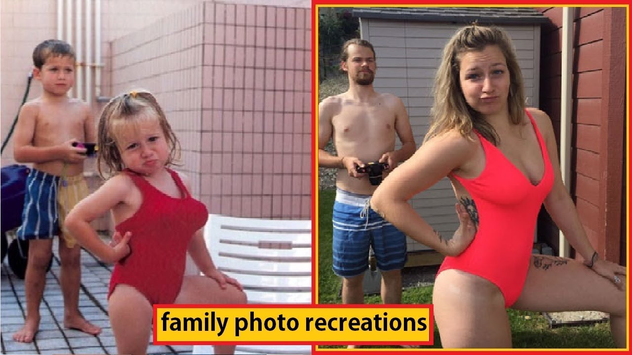 Hilarious People Who Nailed Their Family Photo Recreations