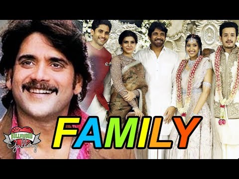 Akkineni Nagarjuna Family With Parents, Wife, Son, Brother and Sister Photos
