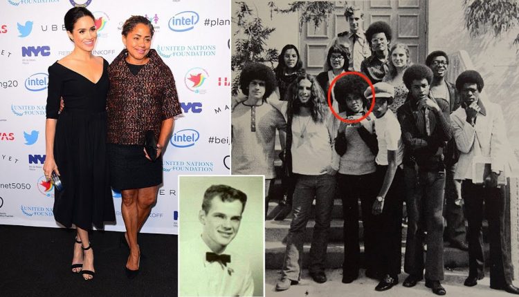 The look that hooked Meghan’s dad: the high school photos of Doria with 'sweet eyes and afro'