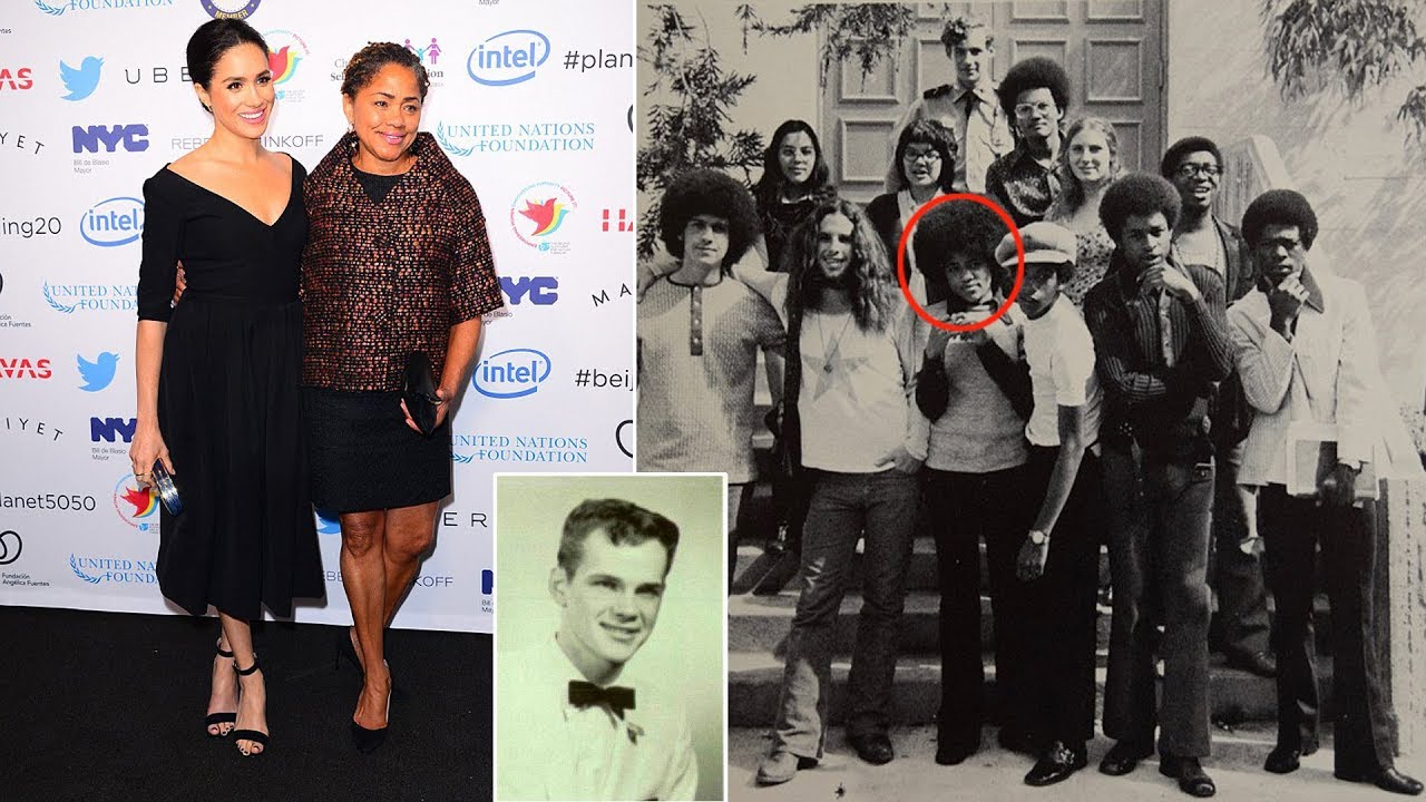 The look that hooked Meghan’s dad: the high school photos of Doria with 'sweet eyes and afro'