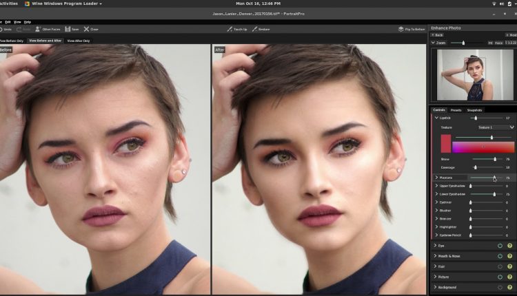 PortraitPro 17.1 Linux | Linux Photo Workflow