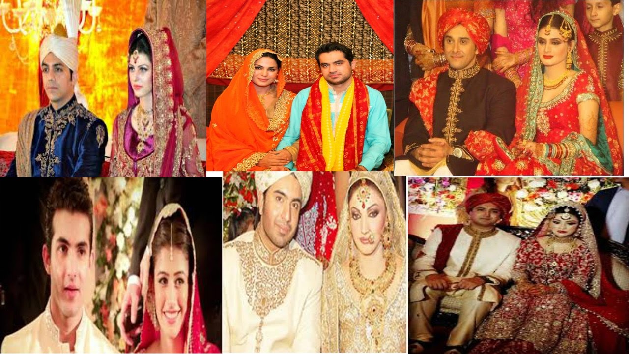 Top 25 Pakistani Actress Wedding Pictures