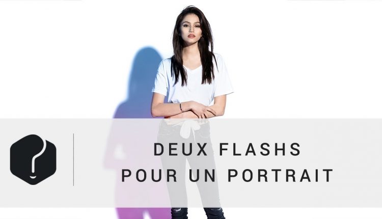Photo studio : deux flashs pour un portrait