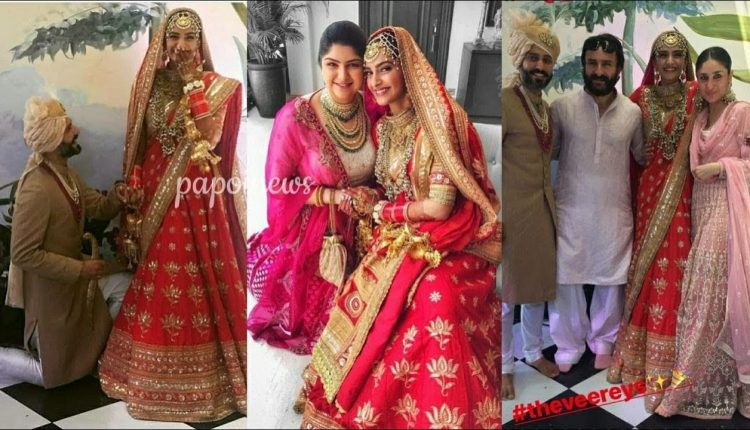 Wedding of Sonam Kapoor & Anand Ahuja