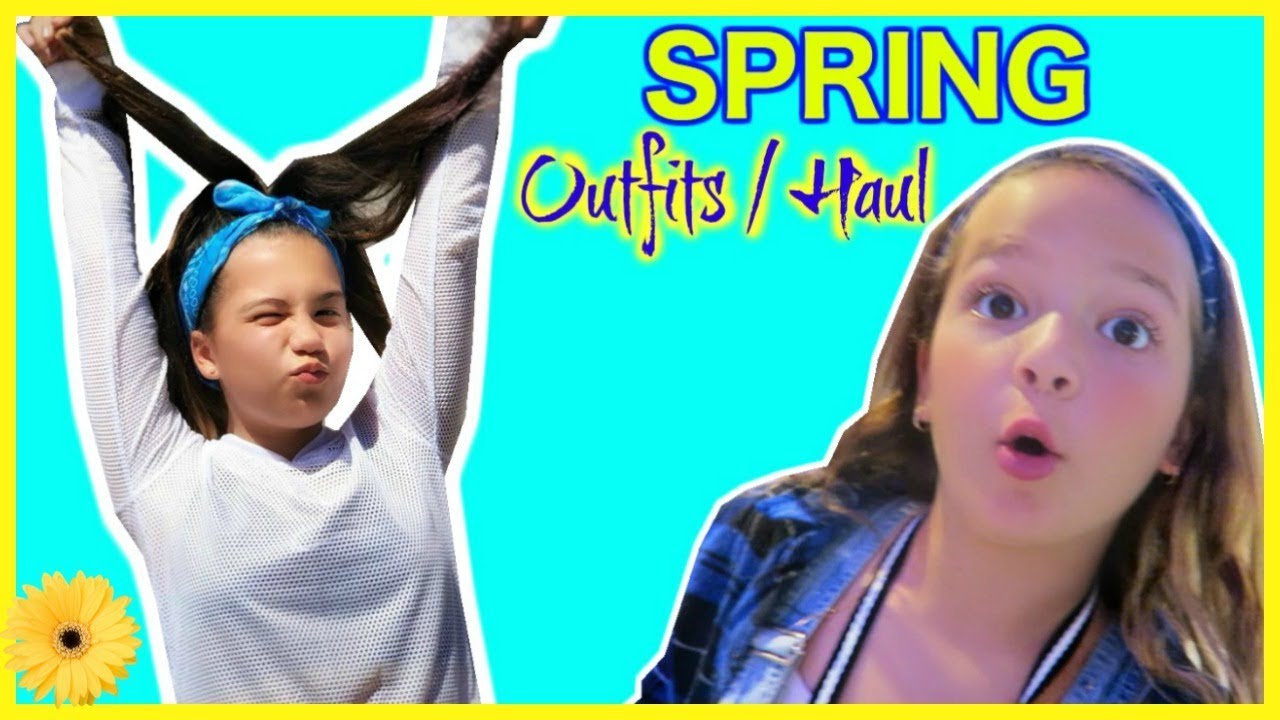SHOPPING SPRING OUTFITS FOR SCHOOL PICTURE DAY/ TRY ON HAUL  👗🌼🏫 #140