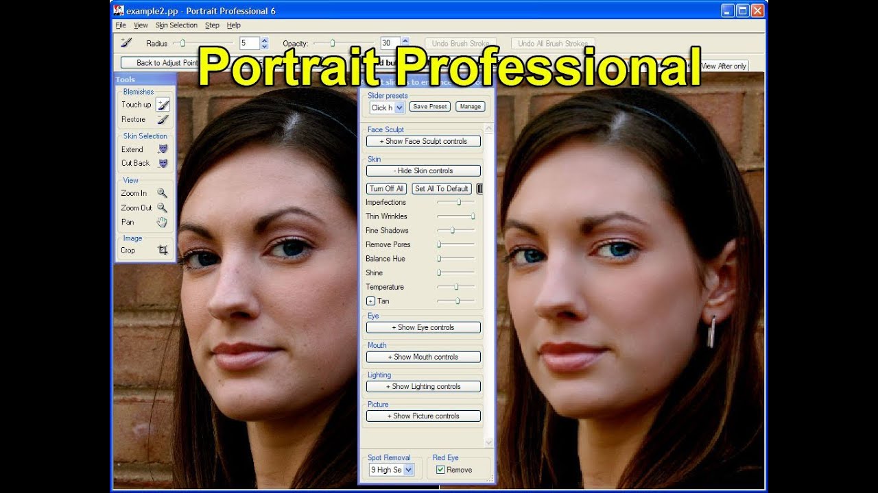 Portrait Professional 10/11 Tutorial & Review! -Best Face Image Software