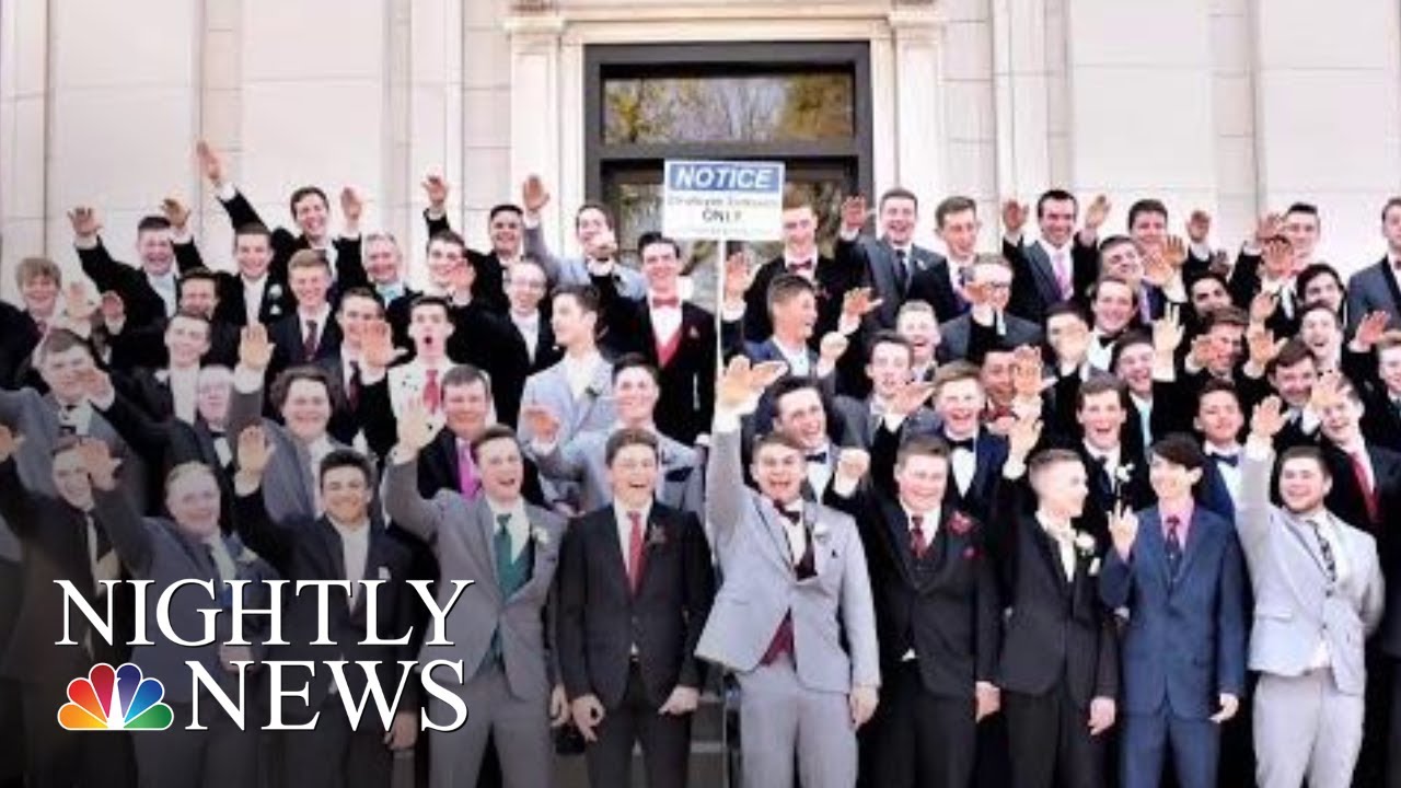 High School Students Appear To Give Nazi Salute In Photo | NBC Nightly News