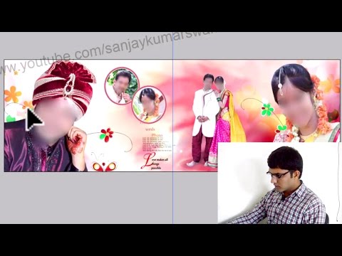 How to Design a Wedding Album DM Page (Hindi) #03