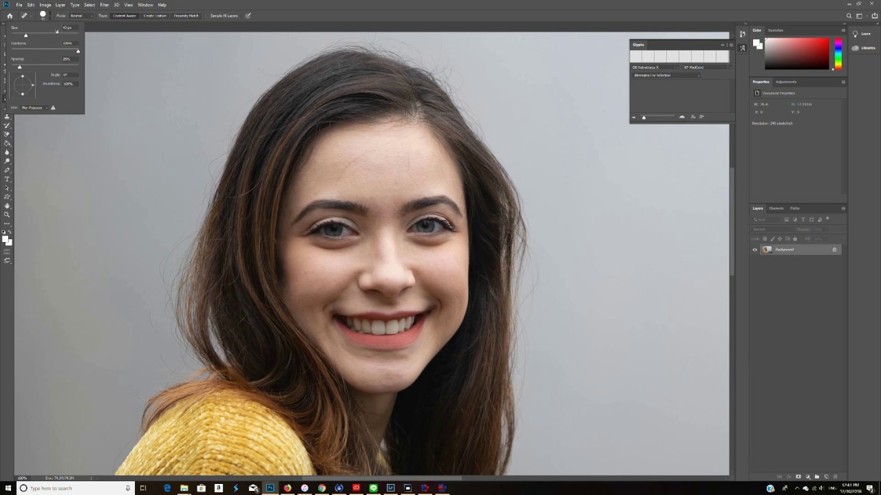 Adobe Photoshop and PortraitPro 18 - Photo Editing