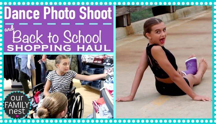 DANCE PHOTO SHOOT & BACK TO SCHOOL SHOPPING HAUL