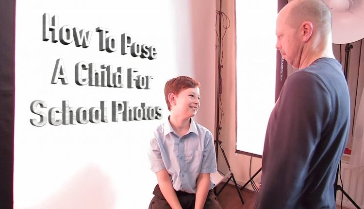 Posing children correctly for school photo's