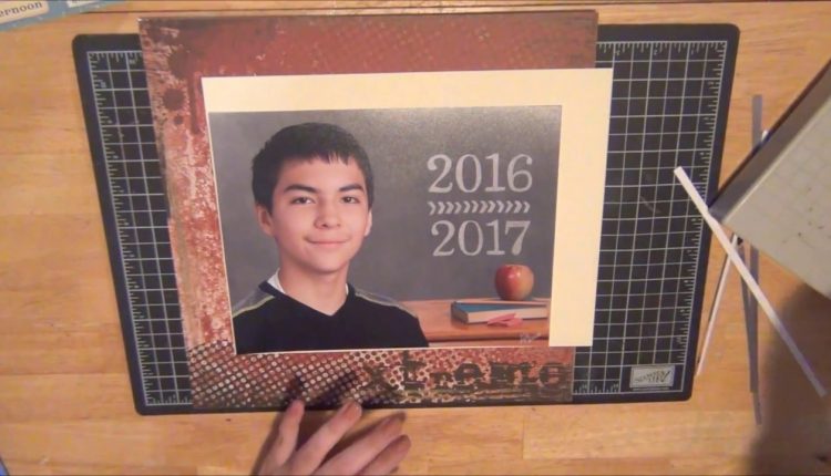 School Picture I Scrapbook Page