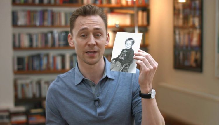 Tom Hiddleston shows his school photo