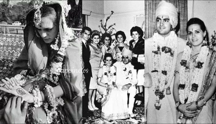 Wedding Photos of Rajiv Gandhi & Sonia Gandhi