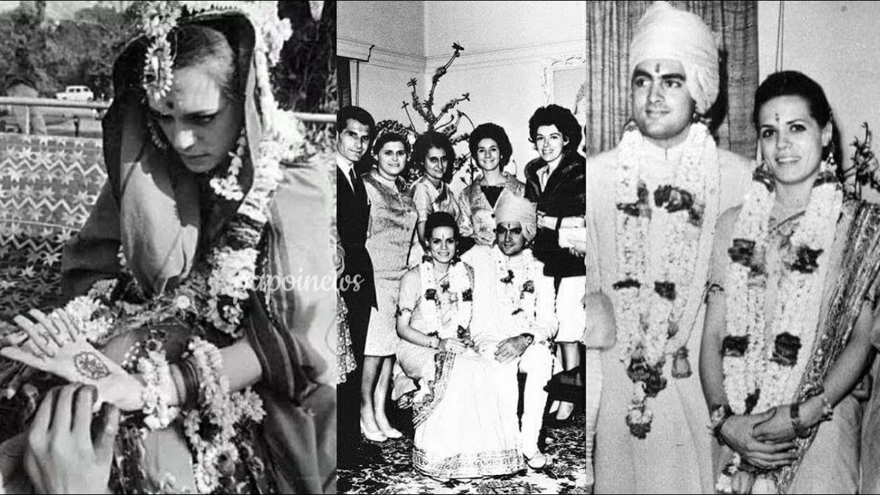 Wedding Photos Of Rajiv Gandhi & Sonia Gandhi - DSLR Guru