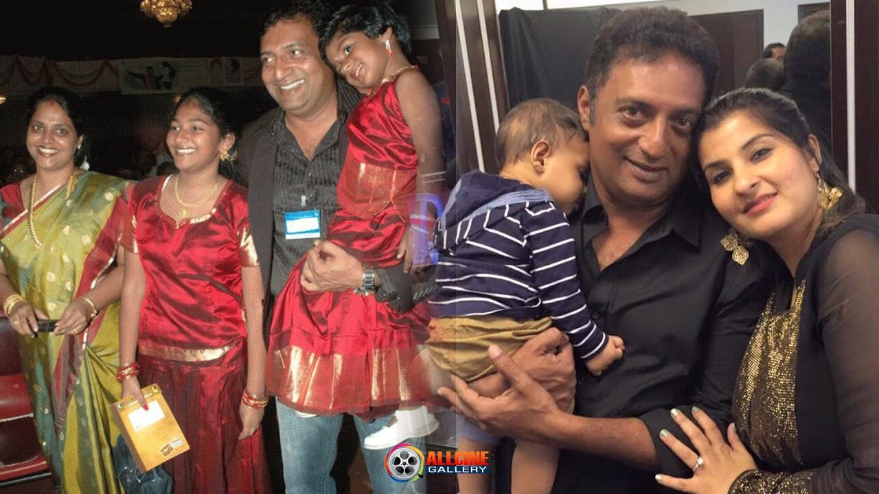 Actor Prakash Raj Family Photos with Wife, Daughters, Son Pics