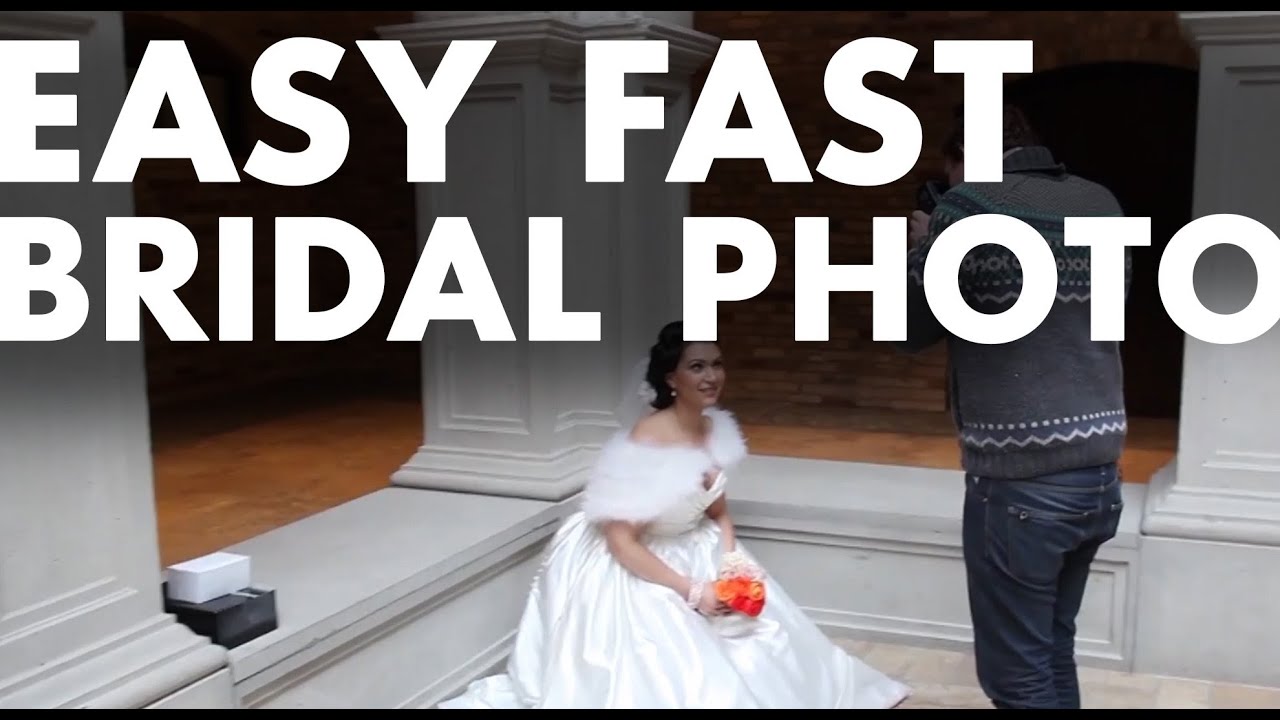 50mm 1.8 1.4 - Easiest and Best Bridal Portrait - Wedding Photography Tutorial