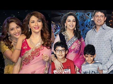 Bollywood Actress Madhuri Dixit Family Photos with Husband, Sons and Parents