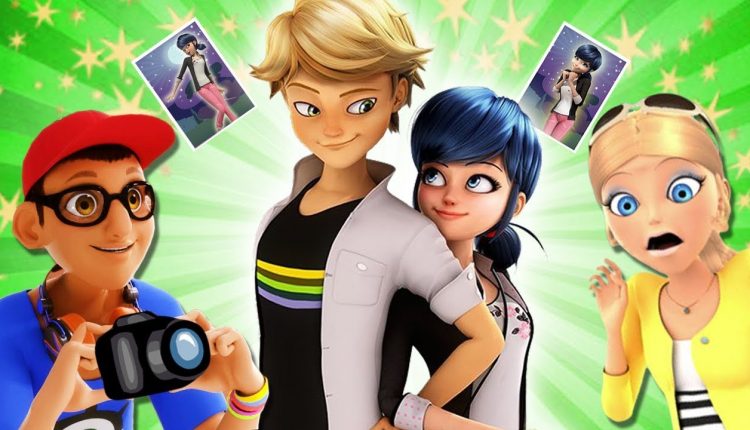 Miraculous Ladybug and Adrien Photo Shoot at School with Marinette | Miraculous Ladybug NEW