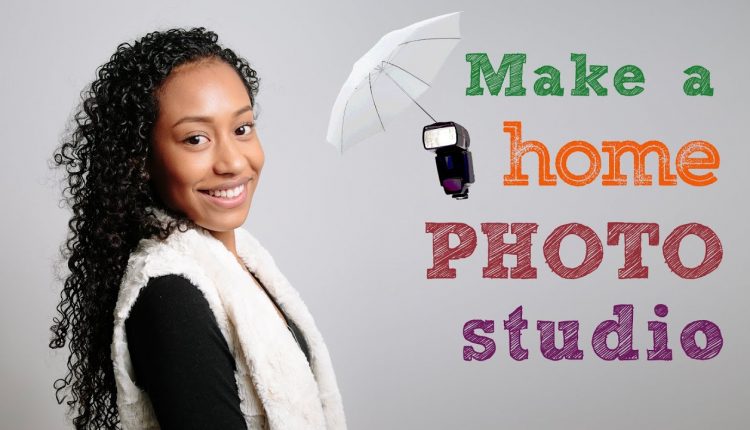 Make a home photo studio - DSLR tutorial