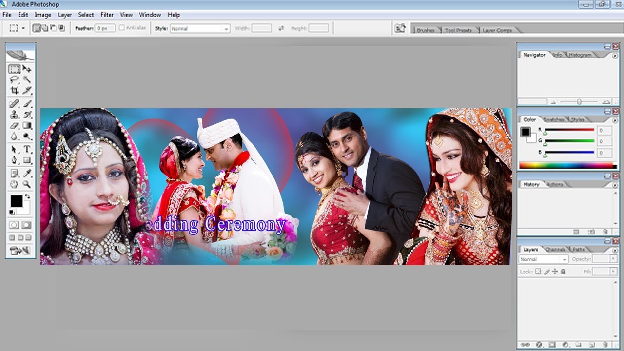 Wedding album 12x36- sheet kaise banaye Hindi video..free main sikho
