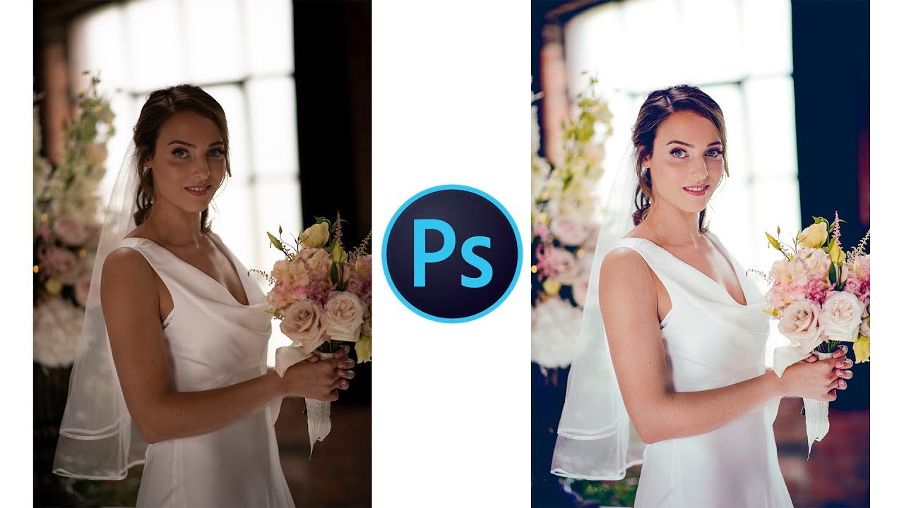 Nikon d850 Wedding Photography Photo Retouching | How To Retouching Bridal Portrait In Photoshop