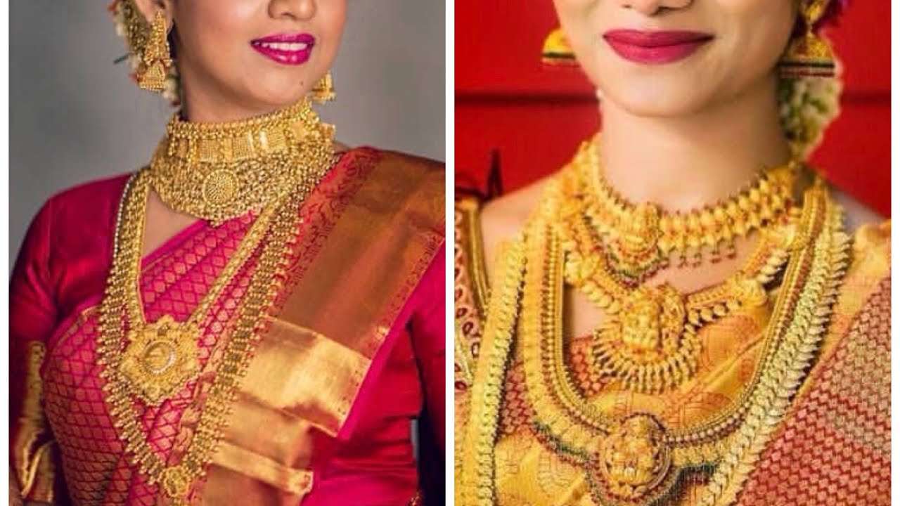 South Indian Bridal Gold Necklace Designs Images | Jewel Fashion