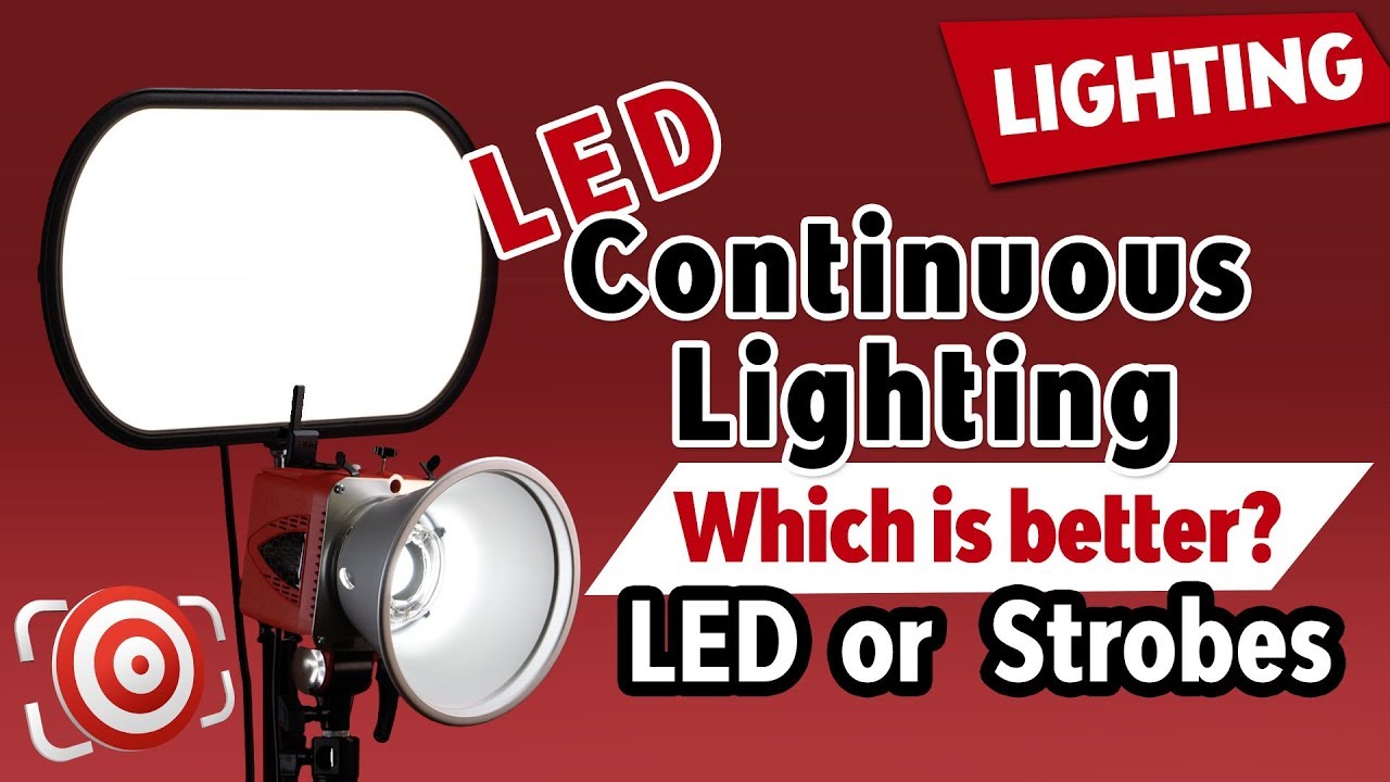 LED Continuous Lights vs Strobes for Photography - which is the best studio lighting solution?