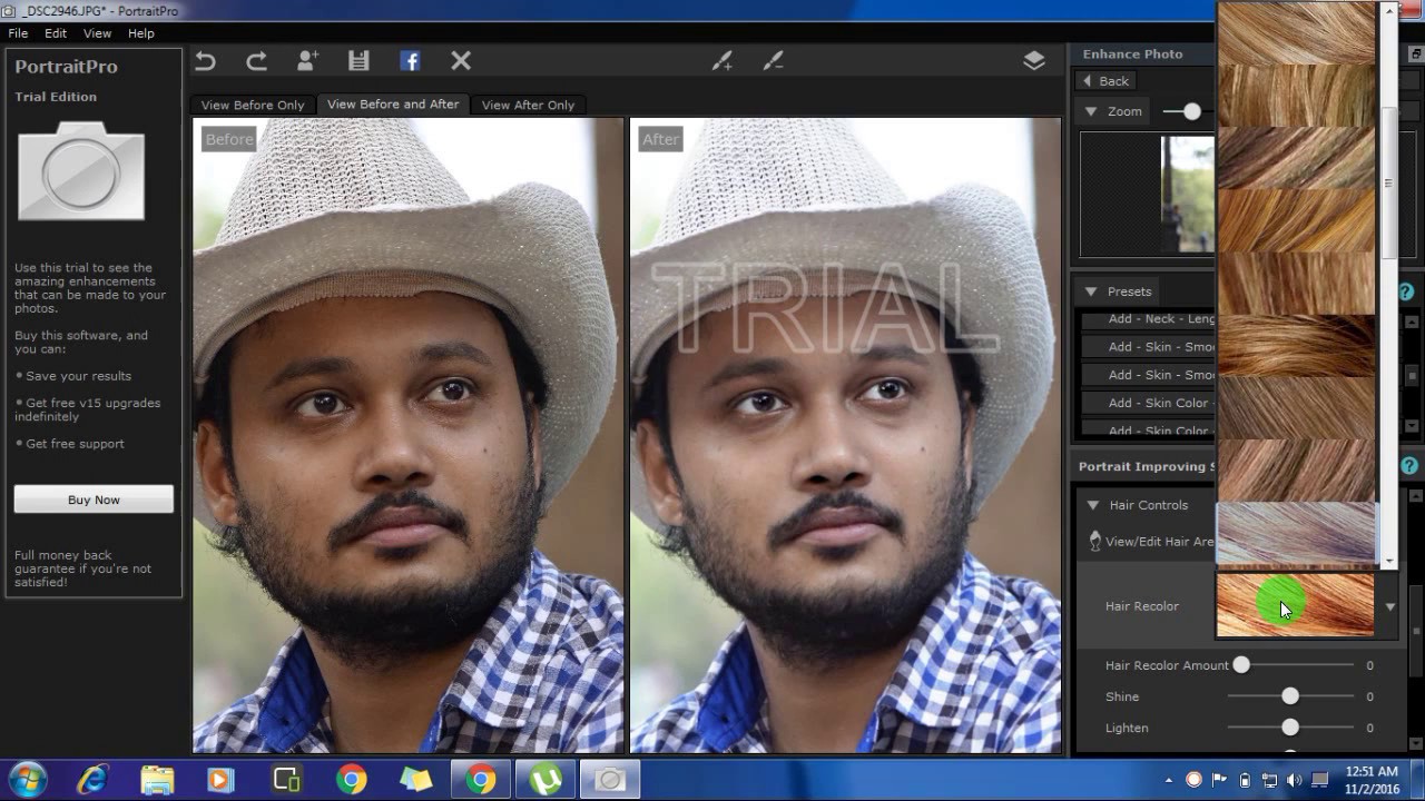 how to use portrait pro 15