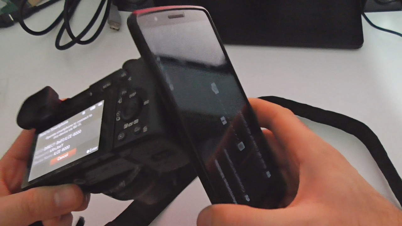 A6000: Wireless Photo transfer from Camera to Smartphone