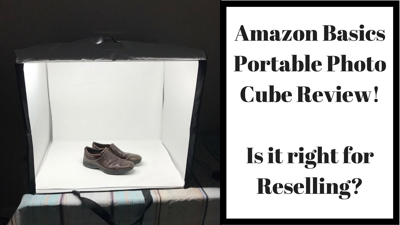 Amazon Basics Portable Photo Studio Review & Unboxing! Is it a good tool for Reselling?