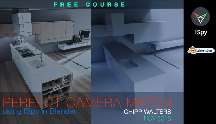 Perfect Photo and Camera Match with fSpy and Blender