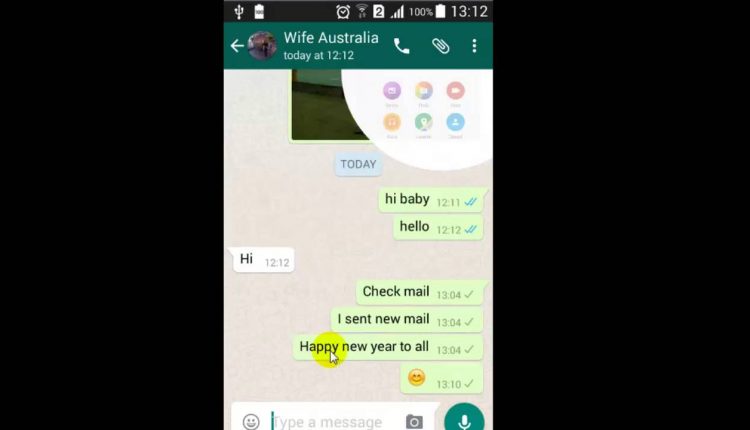 How to send camera photo in Whatsapp