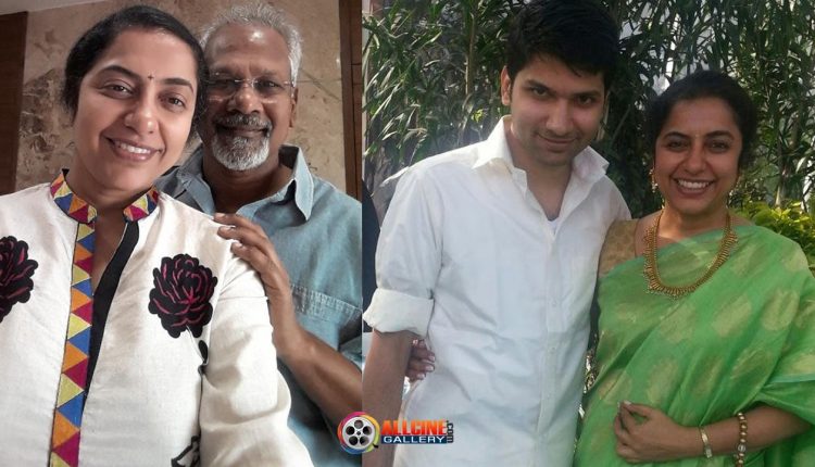 Actress Suhasini Maniratnam Family Photos - Husband & Son Nandan Unseen Images