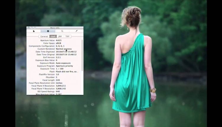 Photo School: Exif Data