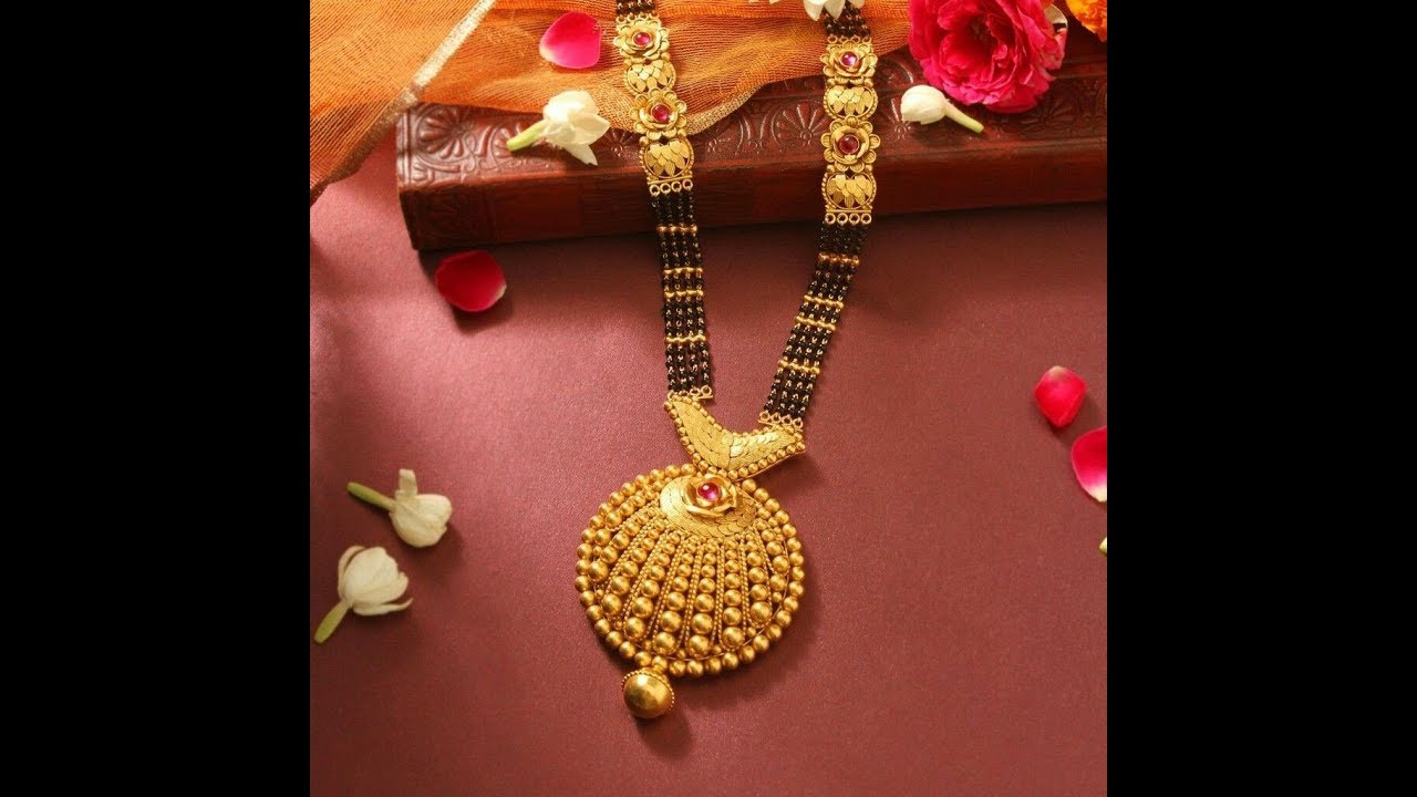 LATEST GOLD MANGALSUTRA DESIGNS FOR WEDDING, BRIDAL MANGALSUTRA IMAGES, GOLD JEWELLERY NEAR ME