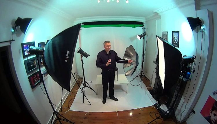 studio lighting basics - home based studio easy set up - 1,2,3,4 lights portrait