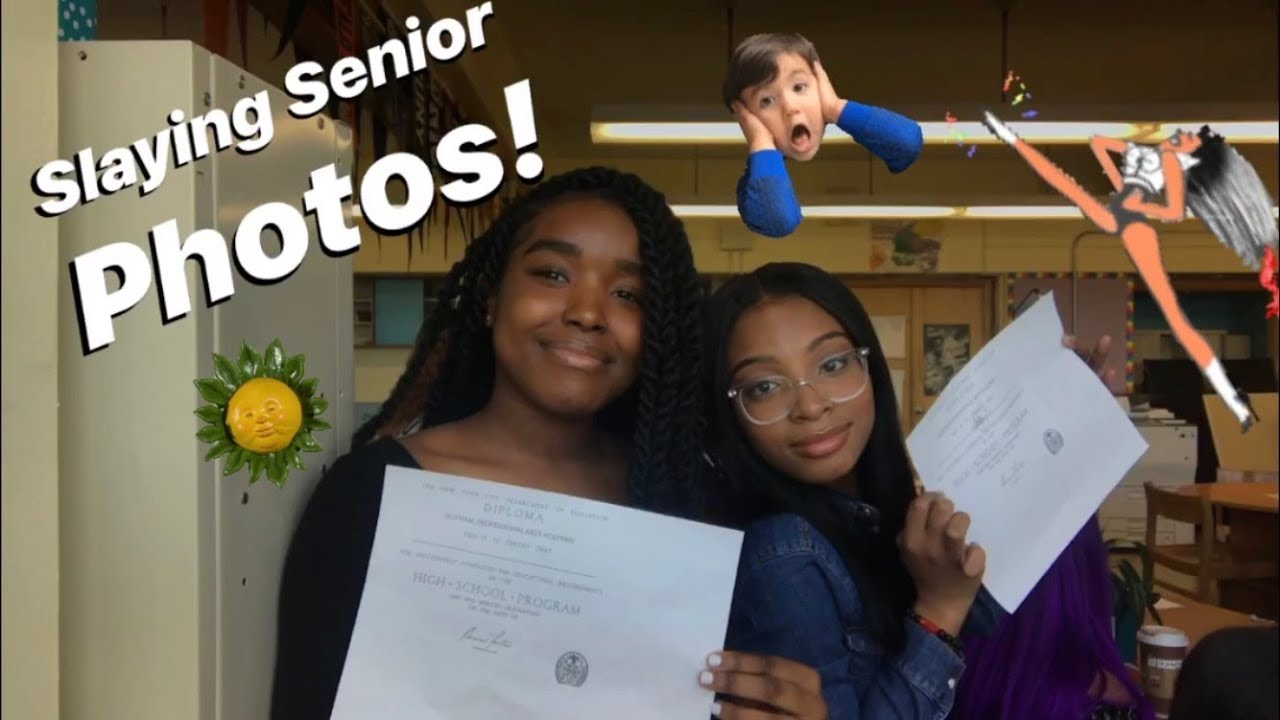 How to SLAY Senior Photos School Vlog #2 //Jada & Shadai