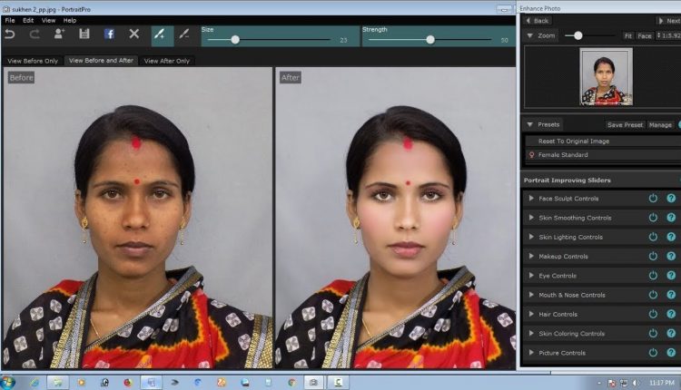 Portrait Pro 15.7.3 for photo face Makeup in bengali