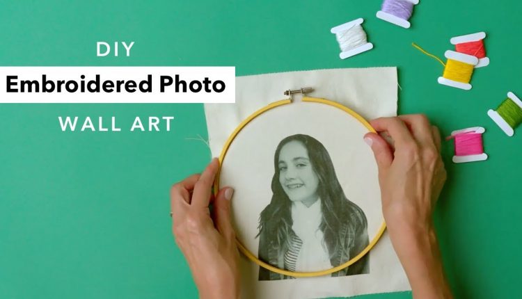Embroidered Photo Art | Creative Hand Embroidery Ideas