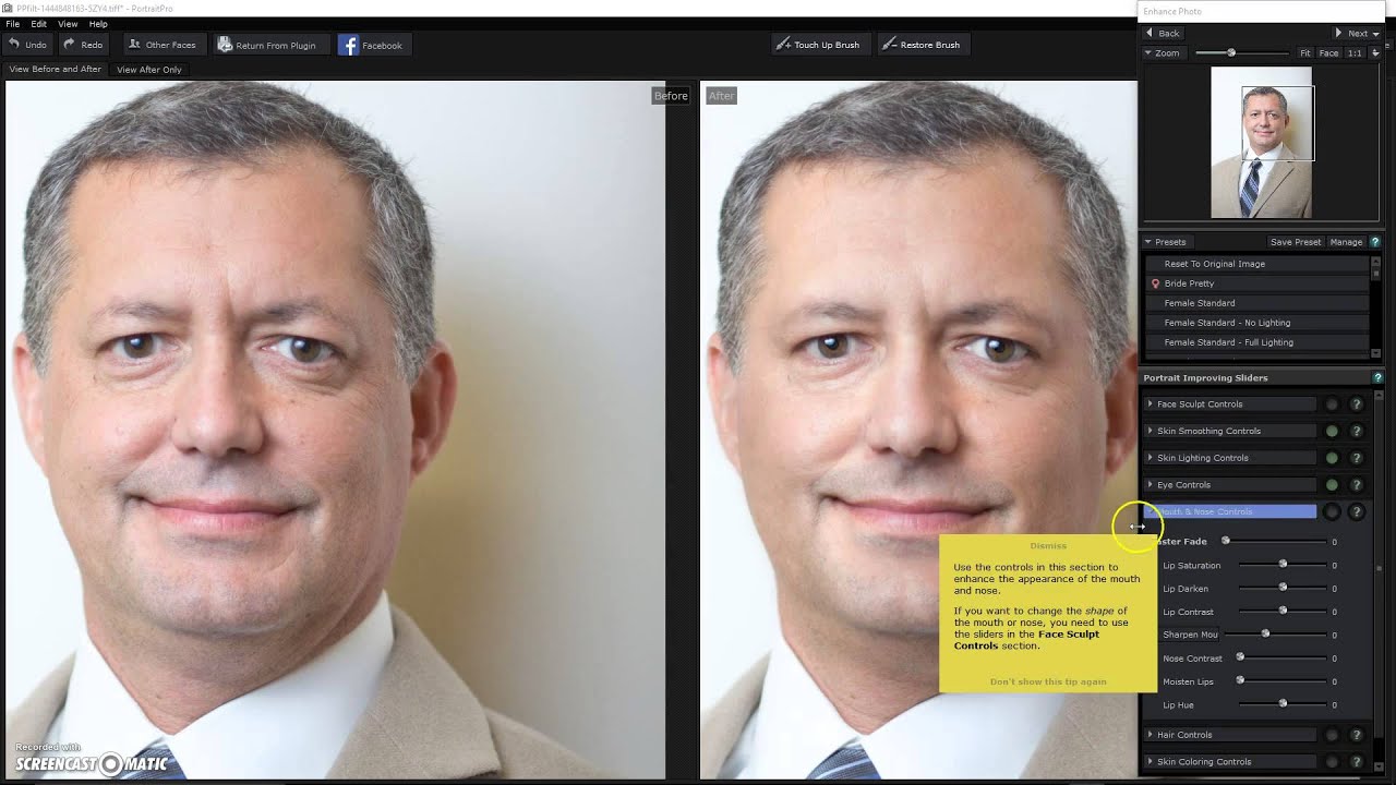 Headshot workflow - CS5 and Portrait Pro 12
