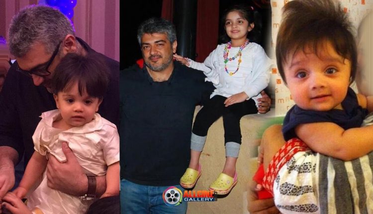 Actor Ajith Family Photos with Wife, Daughter Anoushka, Son Aadvik Pics