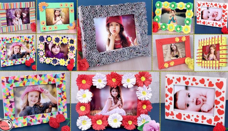 10 Creative DIY Photo Frame Idea !!! DIY School Projects