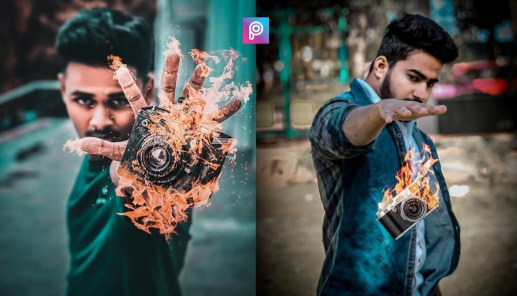 PicsArt 3D Fire Camera Photo Editing Tutorial Step By Step In Hindi In Picsart 2019