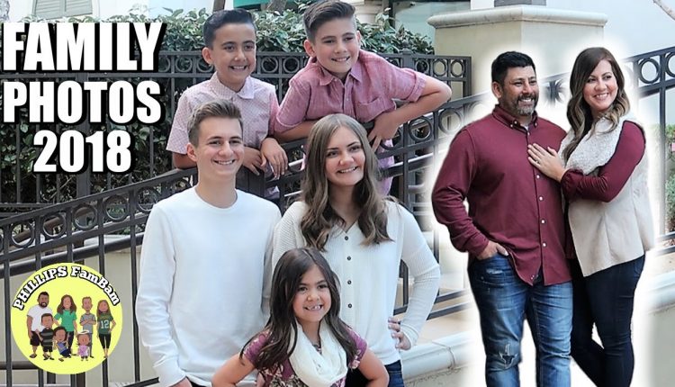PHILLIPS FamBam FAMILY PICTURES 2018 | #FAMLYPICTURES | LARGE FAMILY PHOTO SHOOT