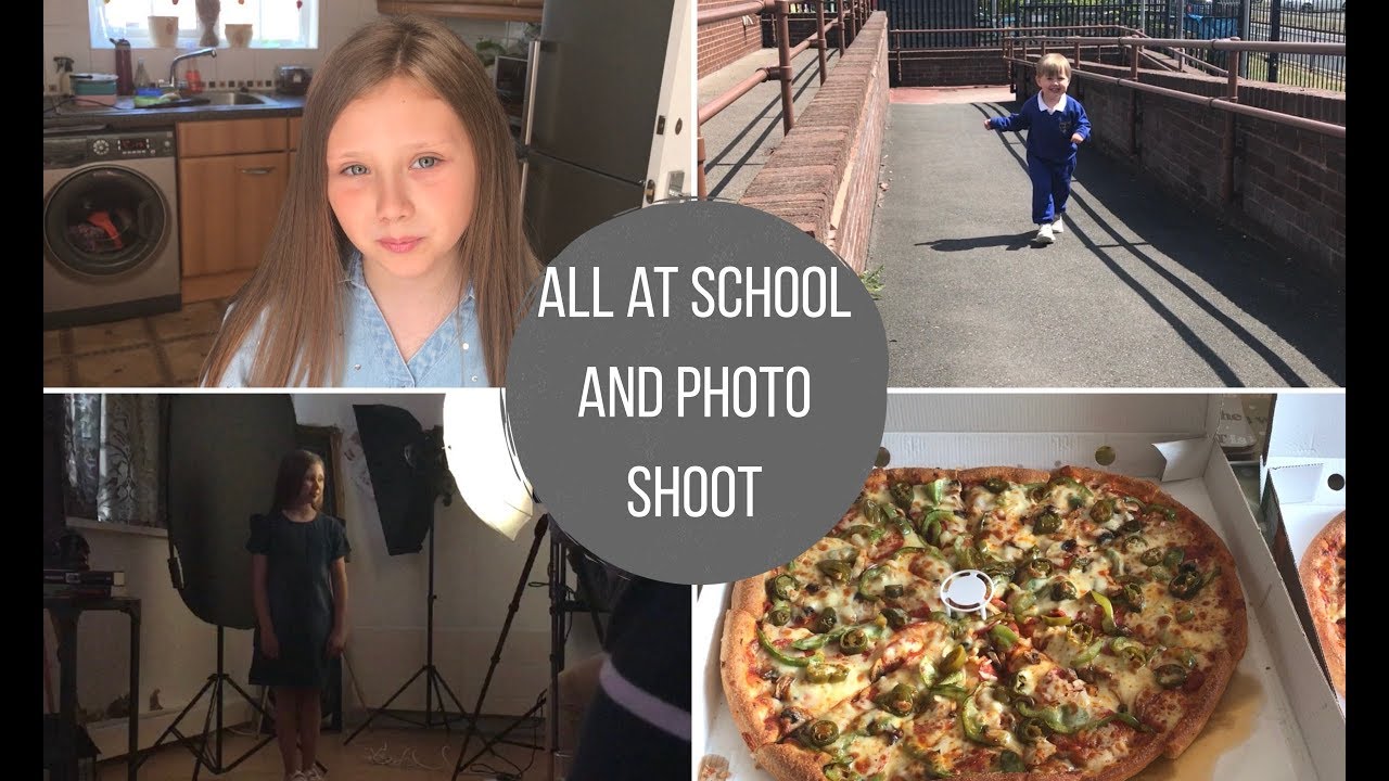 ALL AT SCHOOL & PHOTO SHOOT ~ FAMILY OF 7 DAILY VLOG