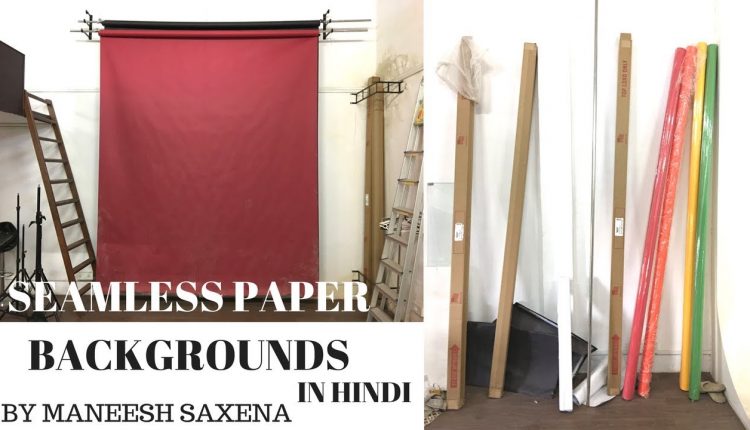 Seamless paper backgrounds for photography studio & outdoor photo shoots