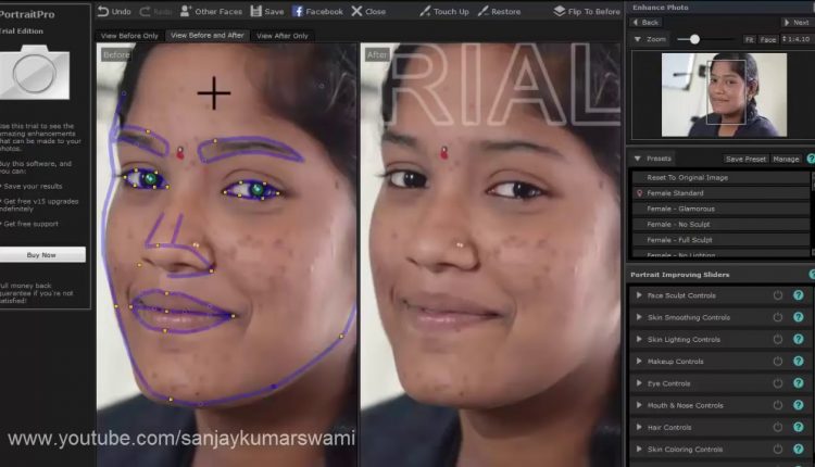 Easy Photo Retouching With PortraitPro   Photoshop Plug in Review