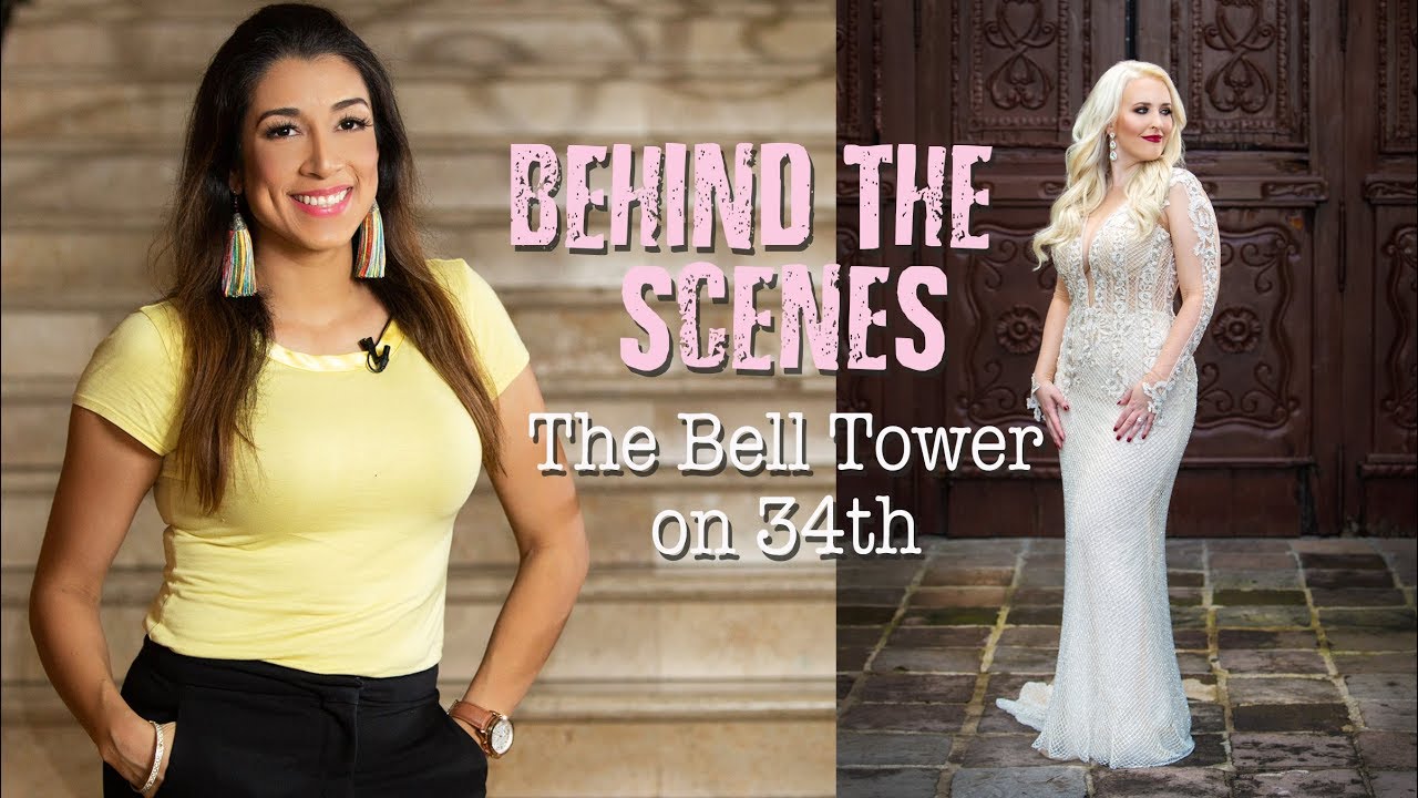 BRIDAL PHOTOS:BEHIND THE SCENES AT THE BELL TOWER ON 34TH